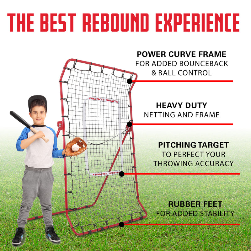 Pitch Back Baseball / Softball Rebounder Pro