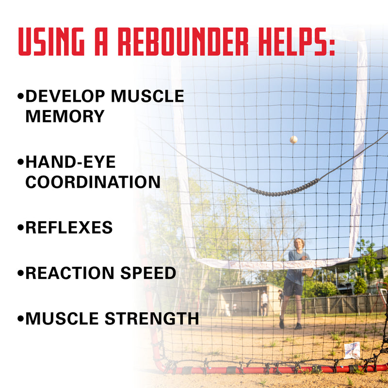 Pitch Back Baseball / Softball Rebounder Pro