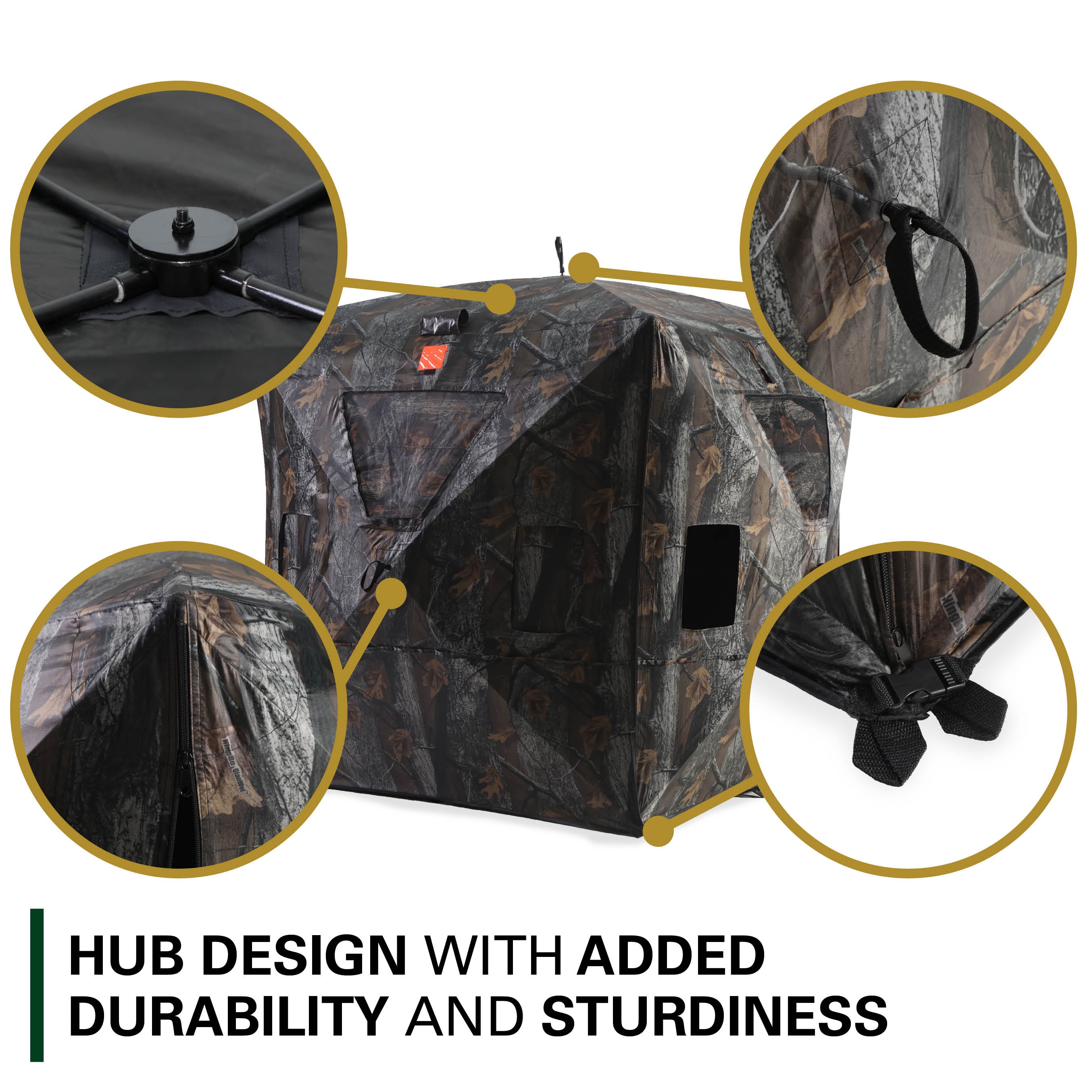 Den 5-Hub Pop-Up good Hunting Ground Blind